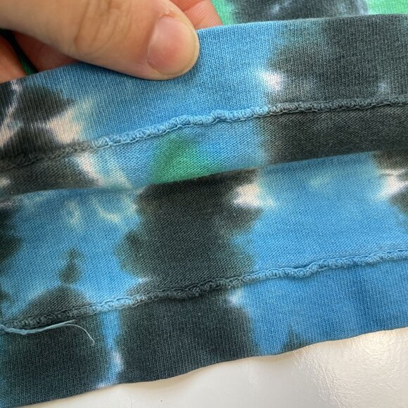 Vintage Single Stitch Disney Aerosmith Graphic Tee 2XL Tie Dye - Picture 9 of 12